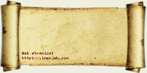 Vanja Begović vizit kartica